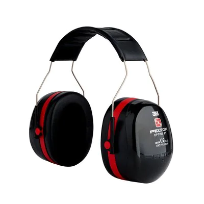 3M™ PELTOR™ Optime™ III Kapselgehörschützer, 35 dB, schwarz/rot, Kopfbügel