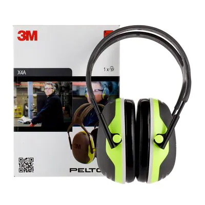 3M™ PELTOR™ Kapselgehörschützer, 33 dB, Warnfarbe, Kopfbügel, X4A