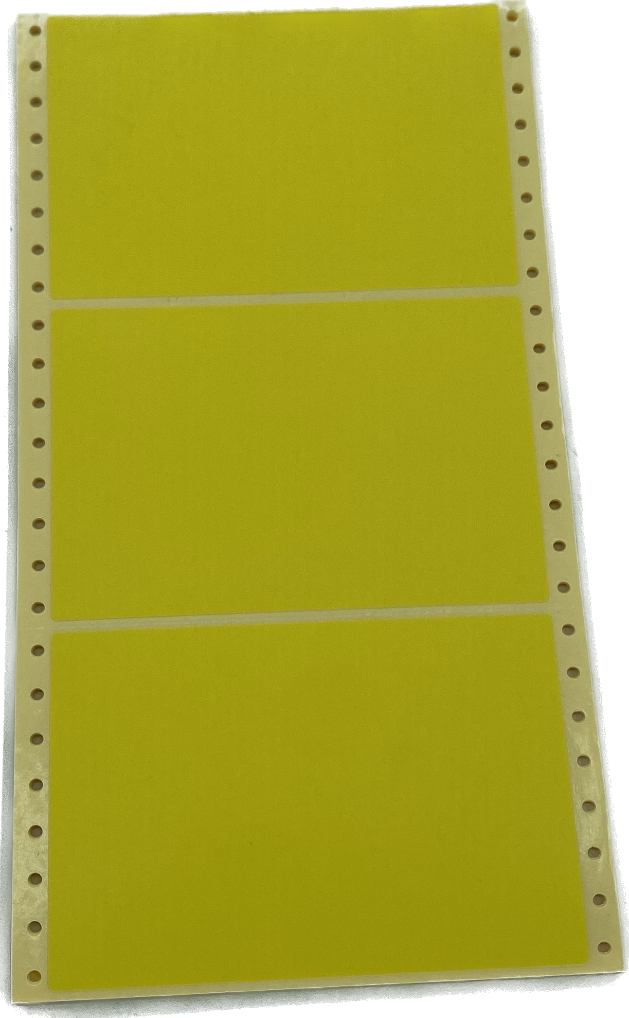 Endlosetiketten, 98 x 148mm, gelb, 1-bahnig