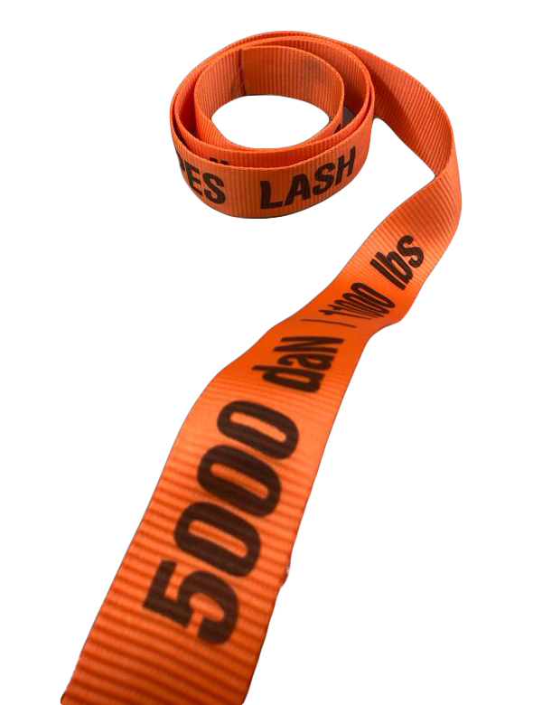 Gurtband 50mm, orange, 5 Tonnen