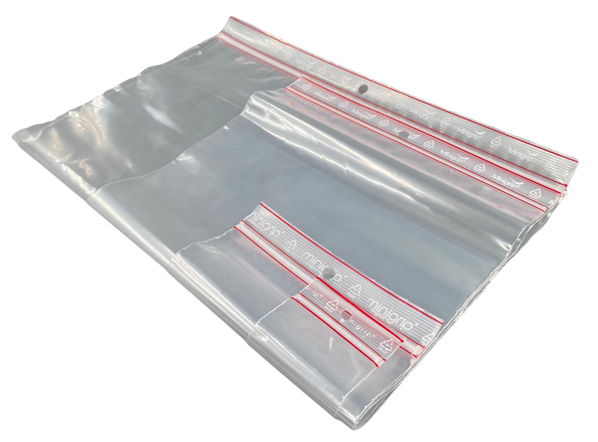 Minigrip®-Beutel 60my, 180x250mm, transparent