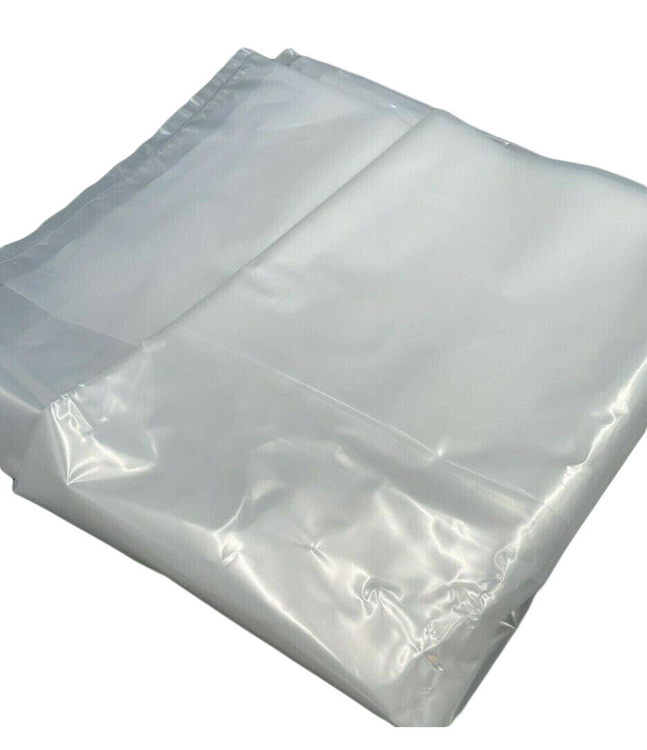 HDPE-Seitenfaltensäcke für E2-Kisten, 10my, 650 + 450 x 650mm, transparent