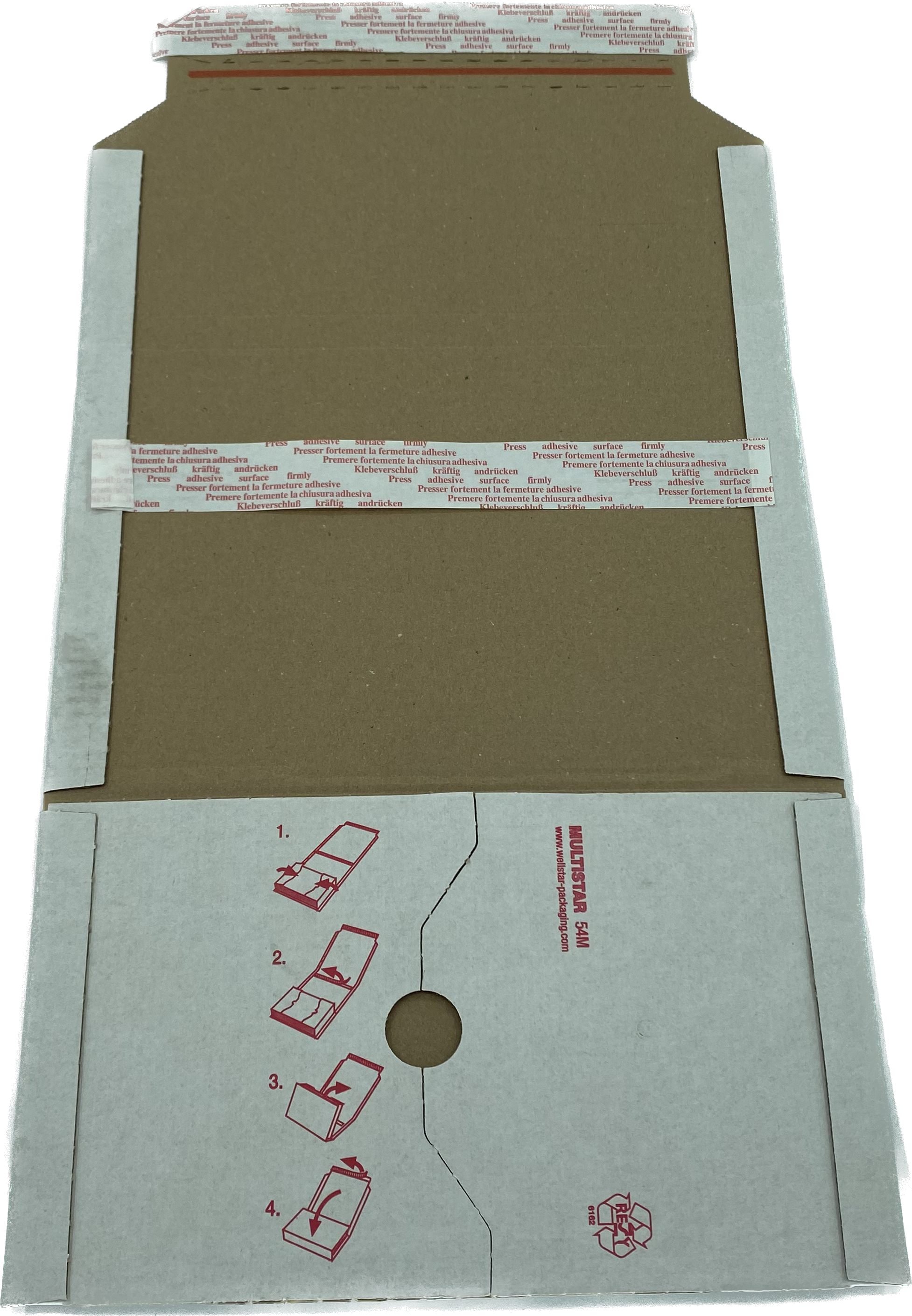 Buchverpackung DIN C5, 245x165x55mm, weiß