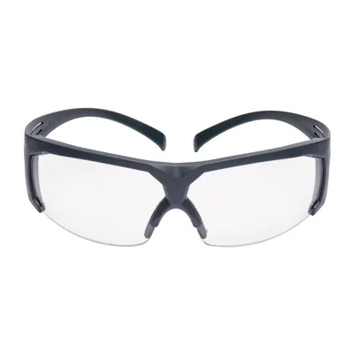  3M™ SecureFit™ 600 Schutzbrille, graue Bügel, transparente Scheibe