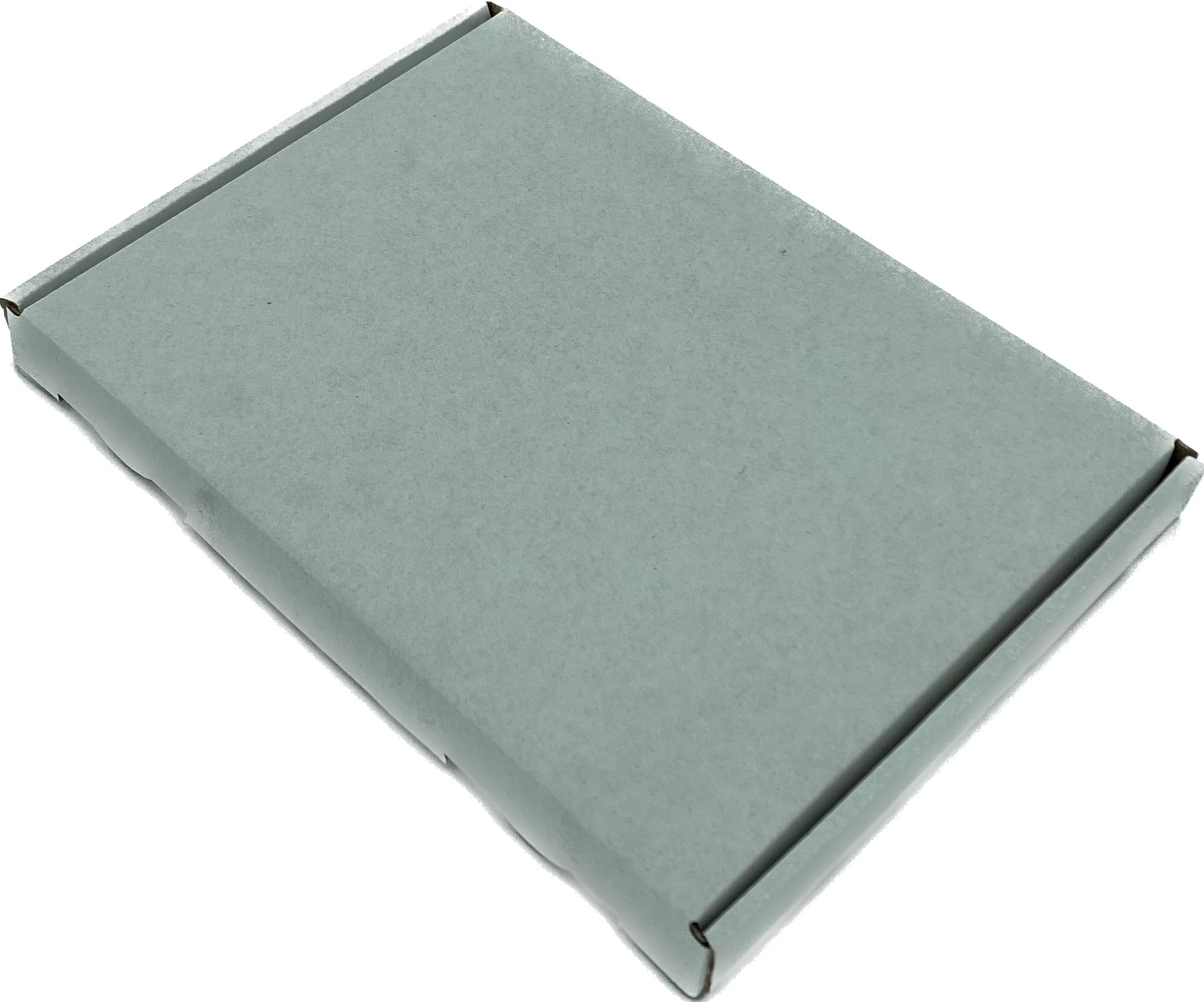 Wellpapp-Faltkarton, Großbrief, 230x160x20mm, weiß